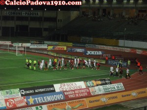 Padova-Lanciano squadre in campo