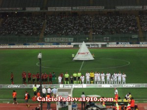 Padova-Lanciano squadre in campo